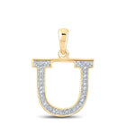 Radiant Gold and Diamond Initial Pendant: A Symbol of Elegance and Individuality product  Top View from Splendid Jewellery
