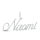 Captivating Brilliance: Personalized Diamond Initial & Letter Pendant product  Top View from Splendid Jewellery