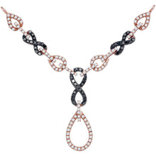 Load image into Gallery viewer, Enchanting Noir Diamond Pendant Necklace - Alternate view 1 from Splendid Jewellery