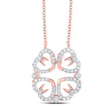 Load image into Gallery viewer, Captivating Rose Gold Diamond Heart Pendant Necklace - Alternate view 2 from Splendid Jewellery