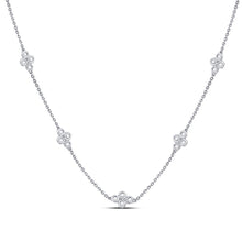 Load image into Gallery viewer, Romantic Rose Gold Diamond Pendant Necklace - Alternate view 1 from Splendid Jewellery