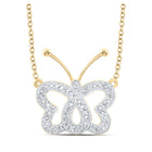 Enchanting Nature's Grace Diamond Pendant Necklace product  Top View from Splendid Jewellery