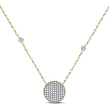 Load image into Gallery viewer, Radiant Circle of Brilliance Necklace product  Top View from Splendid Jewellery
