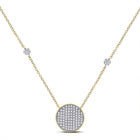 Radiant Circle of Brilliance Necklace product  Top View from Splendid Jewellery