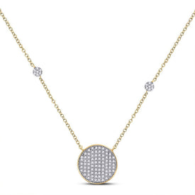 Radiant Circle of Brilliance Necklace product  Top View from Splendid Jewellery