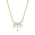 Radiant Glow Diamond Pendant Necklace product  Top View from Splendid Jewellery