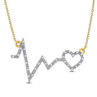 Radiant Love Diamond Pendant Necklace product  Top View from Splendid Jewellery