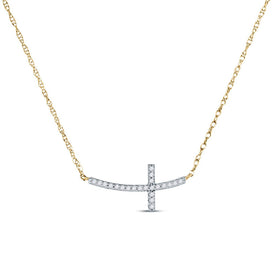 Radiant Faith Diamond Pendant Necklace product  Top View from Splendid Jewellery