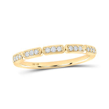 Load image into Gallery viewer, The Radiant Brilliance Diamond Stackable Band - Top View