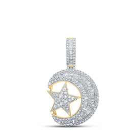 Celestial Splendor Diamond Pendant product  Top View from Splendid Jewellery