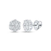 Load image into Gallery viewer, Dazzling Diamond Blossom Earrings - Alternate view 1 from Splendid Jewellery