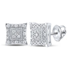 Splendid Jewellery 10kt White Gold Womens Round Diamond Square Earrings 1/8 Cttw: A Captivating Masterpiece Top view from the 10Kt White Gold Womens Round Diamond Square Earrings 1 8 Cttwpin289418 collection by Splendid Jewellery