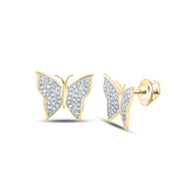 Whimsical Wings Diamond Earrings product  Top View from Splendid Jewellery