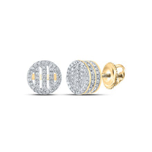 Load image into Gallery viewer, Radiant Circle of Brilliance Earrings product  Top View from Splendid Jewellery