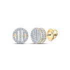 Radiant Circle of Brilliance Earrings product  Top View from Splendid Jewellery