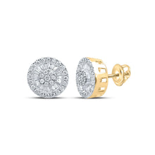 Load image into Gallery viewer, Captivating Cluster Brilliance Earrings product  Top View from Splendid Jewellery