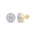 Captivating Cluster Brilliance Earrings product  Top View from Splendid Jewellery