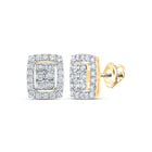 Dazzling Cluster Brilliance Earrings product  Top View from Splendid Jewellery