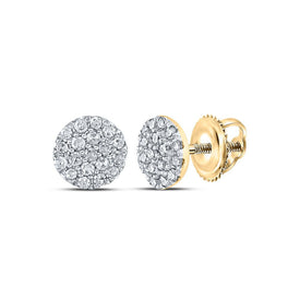 Captivating Cluster Brilliance Earrings product  Top View from Splendid Jewellery