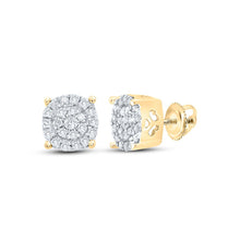 Load image into Gallery viewer, Dazzling Diamond Delight Earrings product  Top View from Splendid Jewellery