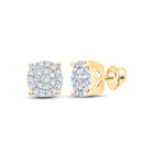 Dazzling Diamond Delight Earrings product  Top View from Splendid Jewellery