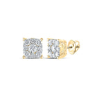 Captivating Cluster Brilliance Earrings product  Top View from Splendid Jewellery