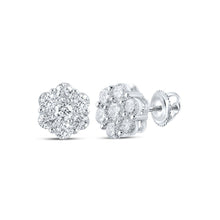 Load image into Gallery viewer, Dazzling Diamond Dreams Earrings - Top View