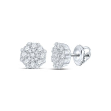 Load image into Gallery viewer, Dazzling Diamond Delight Earrings - Top View