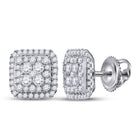 Dazzling Diamond Delight Earrings - Top View