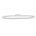 Elegant 10kt White Gold Diamond Tennis Bracelet - 2 Carat Total Weight - Splendid Jewellery