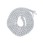 Elegant 10kt White Gold Men's Round Diamond Link Chain Necklace - 4 - 1/5 Cttw - Splendid Jewellery