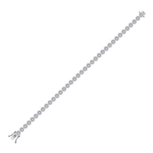 Load image into Gallery viewer, Elegant 14kt White Gold Round Diamond Tennis Bracelet - 2 Carat Total Weight - Splendid Jewellery