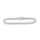 Elegant 14kt White Gold Round Diamond Tennis Bracelet - 2 Carat Total Weight - Splendid Jewellery