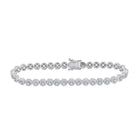 Elegant 14kt White Gold Round Diamond Tennis Bracelet - 2 Carat Total Weight - Splendid Jewellery