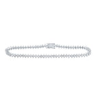 Elegant 14kt White Gold Round Diamond Tennis Bracelet - 3 - 1/4 Cttw - Splendid Jewellery