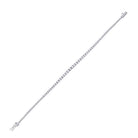 Elegant 14kt White Gold Round Diamond Tennis Bracelet - 3 Cttw - Splendid Jewellery