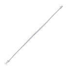 Elegant 14kt White Gold Round Diamond Tennis Bracelet - 3 Cttw - Splendid Jewellery