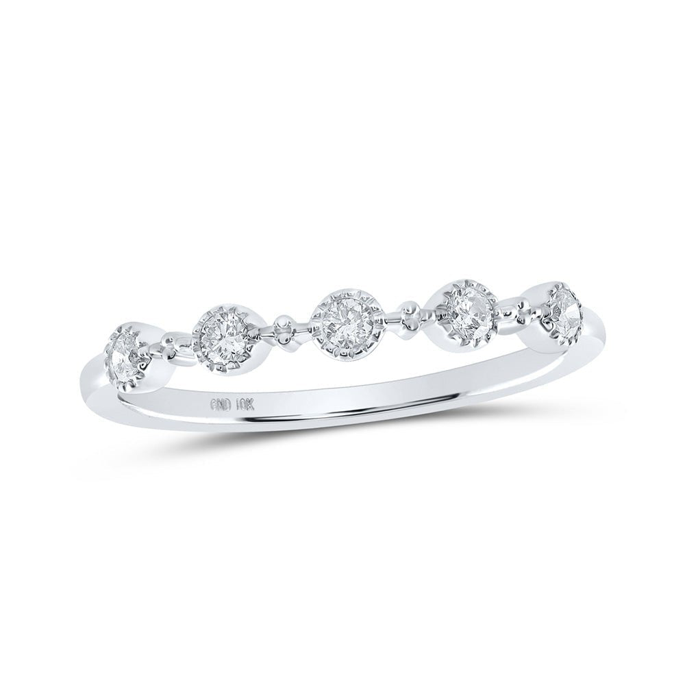 Elegant Diamond Sparkle Stackable Band - Splendid Jewellery