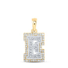 Elegant Gold & Diamond Initial Pendant - Personalized Luxury Jewelry - Splendid Jewellery