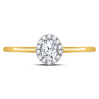 Elegant Golden Glow Diamond Stackable Band Ring - Splendid Jewellery