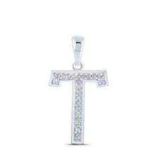 Load image into Gallery viewer, Elegant White Gold Diamond Initial Pendant - Personalized Letter Necklace - Splendid Jewellery