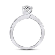 Load image into Gallery viewer, Elegant White Gold Round Diamond Solitaire Bridal Ring - Splendid Jewellery