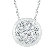 Load image into Gallery viewer, Enchanted Brilliance Diamond Cluster Pendant - Splendid Jewellery