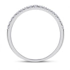 Enchanted Love | 10kt White Gold Diamond Halo Bridal Wedding Ring Set - Alternate view 1 from Splendid Jewellery