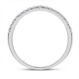 Enchanted Love | 10kt White Gold Diamond Halo Bridal Wedding Ring Set - Alternate view 1 from Splendid Jewellery