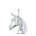 Enchanted Unicorn Diamond Pendant - Splendid Jewellery