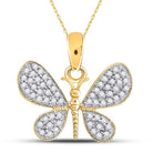 Enchanted Wings Diamond Pendant - Splendid Jewellery