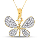 Enchanted Wings Diamond Pendant - Splendid Jewellery
