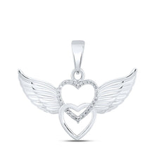 Load image into Gallery viewer, Enchanted Wings of Love Diamond Pendant - Splendid Jewellery