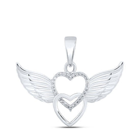 Enchanted Wings of Love Diamond Pendant - Splendid Jewellery